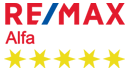 RE/MAX Alfa, portál pro realitní makléře Logo